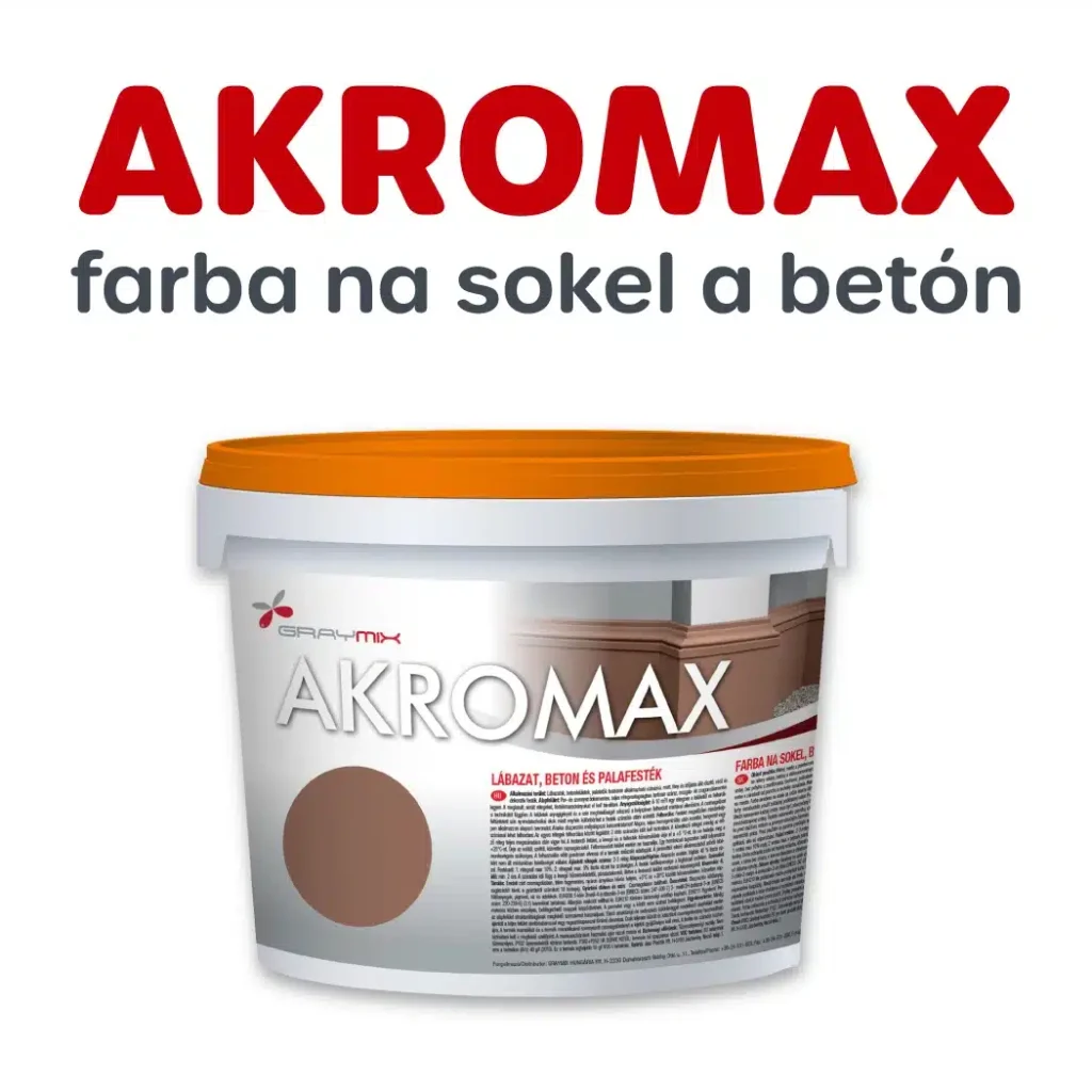 Akromax Akromax farba na sokel, beton, eternit