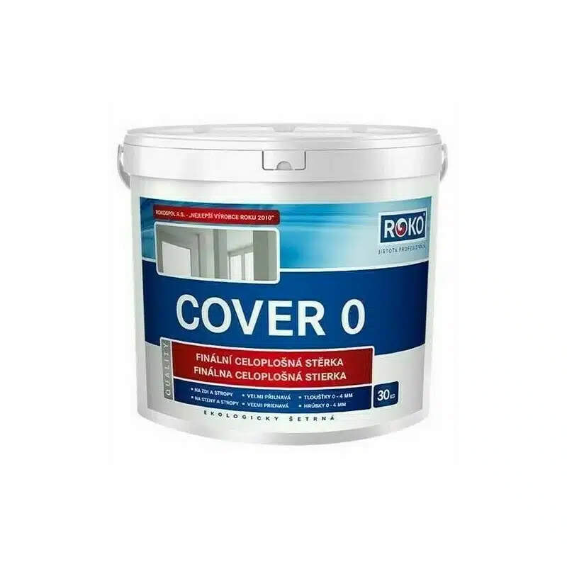 ROKO COVER 0 biela 30 kg – hotová jemná finálna stierka